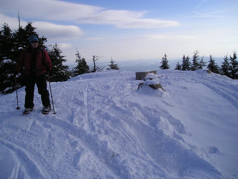 Stinson (19).JPG - There once stood a fire tower up on the mountain, but now all that remains are some footings and a small staircase.